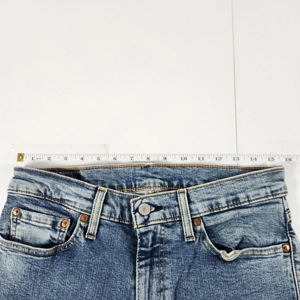 Levis‎ 511 Slim Fit Jeans Mens 31x32 Medium Wash Blue Denim 04511-1907
